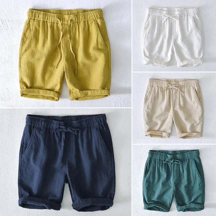 Ocean Breeze Linen Shorts