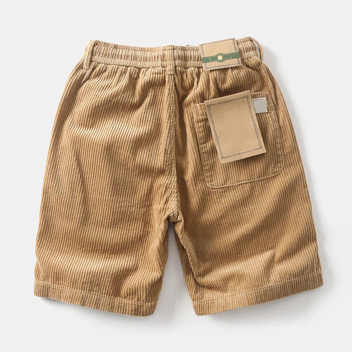Corduroy Drawstring Shorts