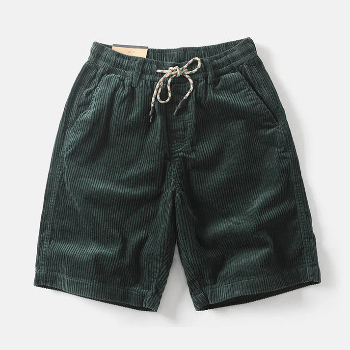 Corduroy Drawstring Shorts