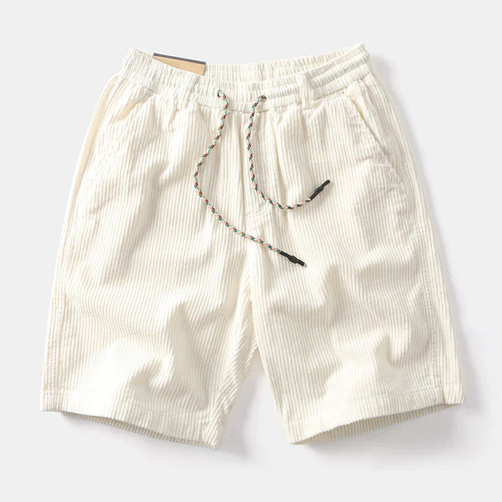 Corduroy Drawstring Shorts
