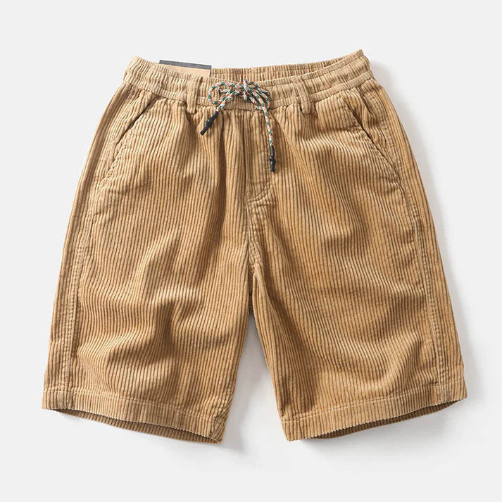 Corduroy Drawstring Shorts